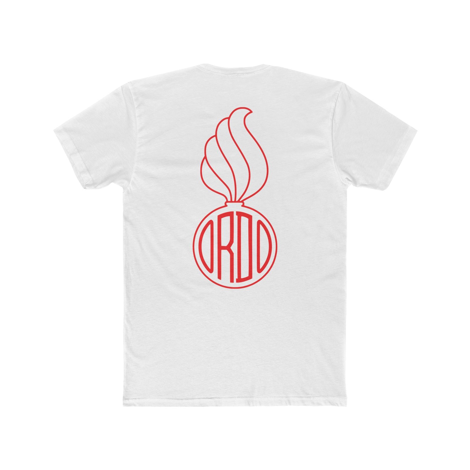 "ORDO" Marine Corps Ground Ordnance Officer T-Shirt, Monogram, Back-Logo