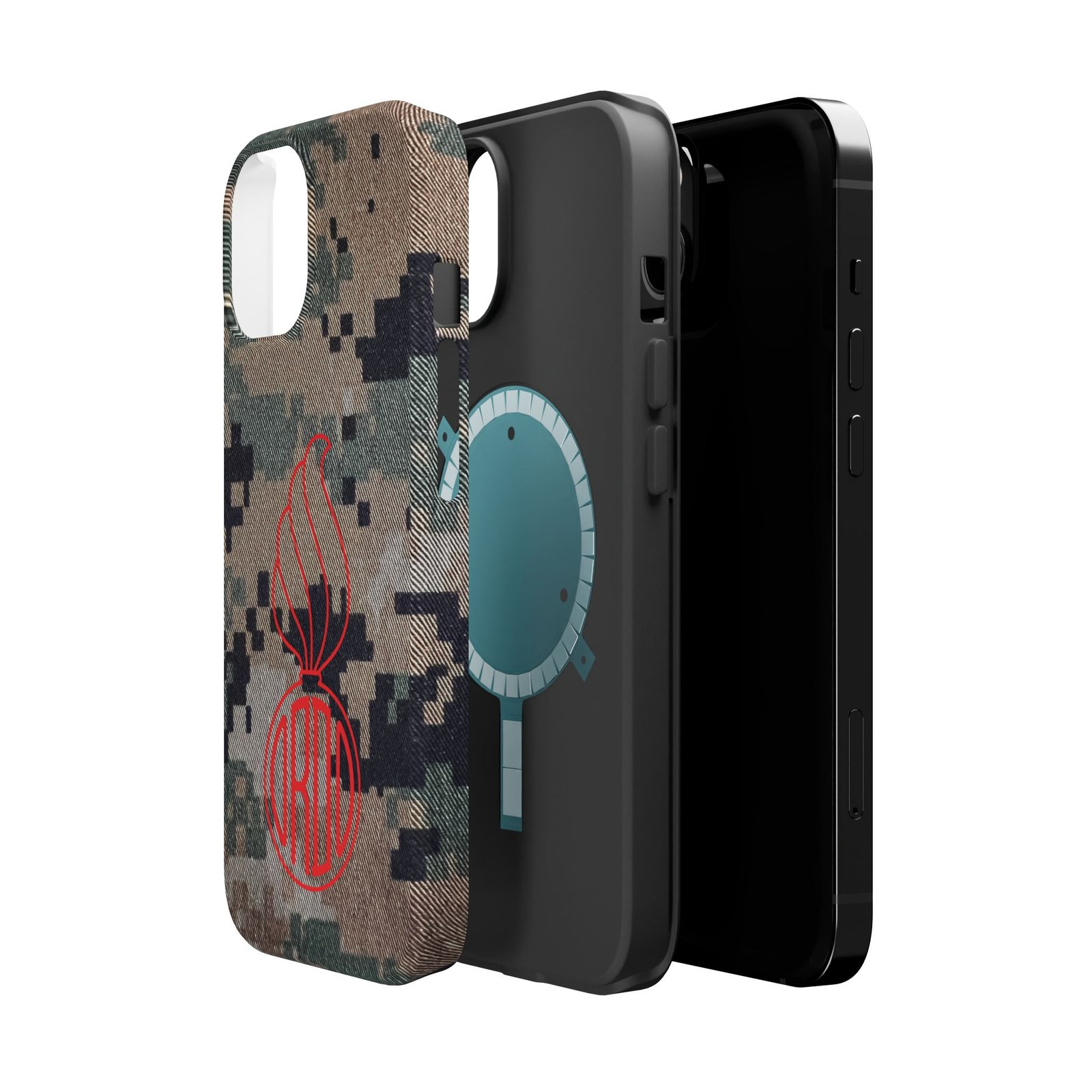 ORDO Officer, Magnetic Tough Case – Digital Camo Edition - Image 4