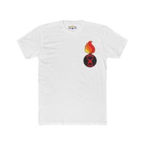 Ammo Tech T-Shirt, Piss Pot Bomb - Gradient-Flame, Front-Logo