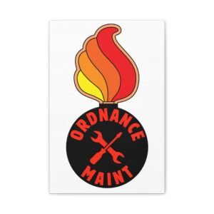 Ordnance Maintenance Matte Canvas – Precision, Skill, and Mission Readiness
