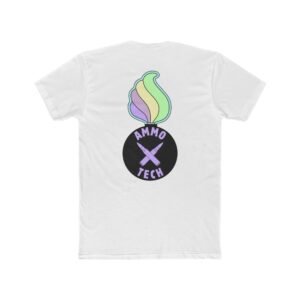 Ammo Tech T-Shirt, Piss Pot Bomb - Girly-Flame, Back-Logo