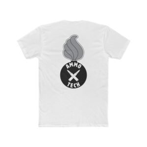 Ammo Tech T-Shirt, Piss Pot B&W Bomb, Back-Logo