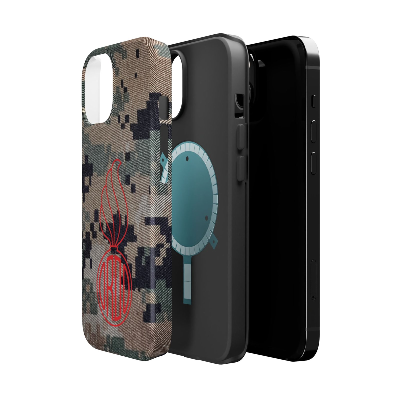 ORDO Officer, Magnetic Tough Case – Digital Camo Edition - Image 2