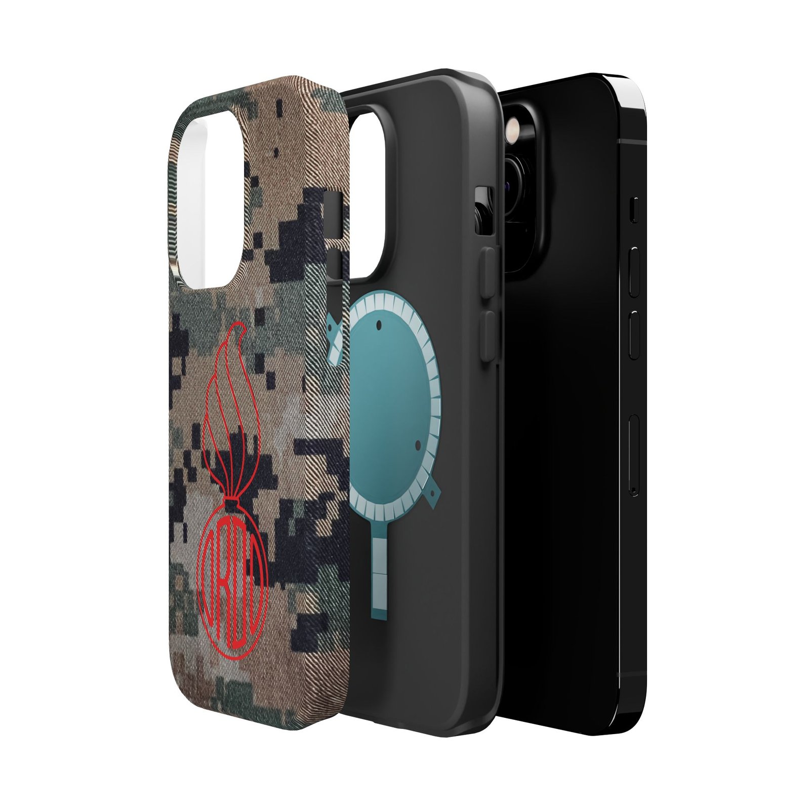 ORDO Officer, Magnetic Tough Case – Digital Camo Edition - Image 8
