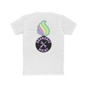 Ground Ordnance Maintenance T-Shirt, Girly-Fire, Back-Logo