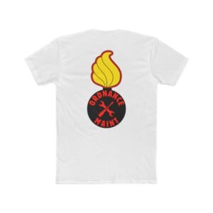 Ground Ordnance Maintenance T-Shirt, Yellow-Fire, Back-Logo