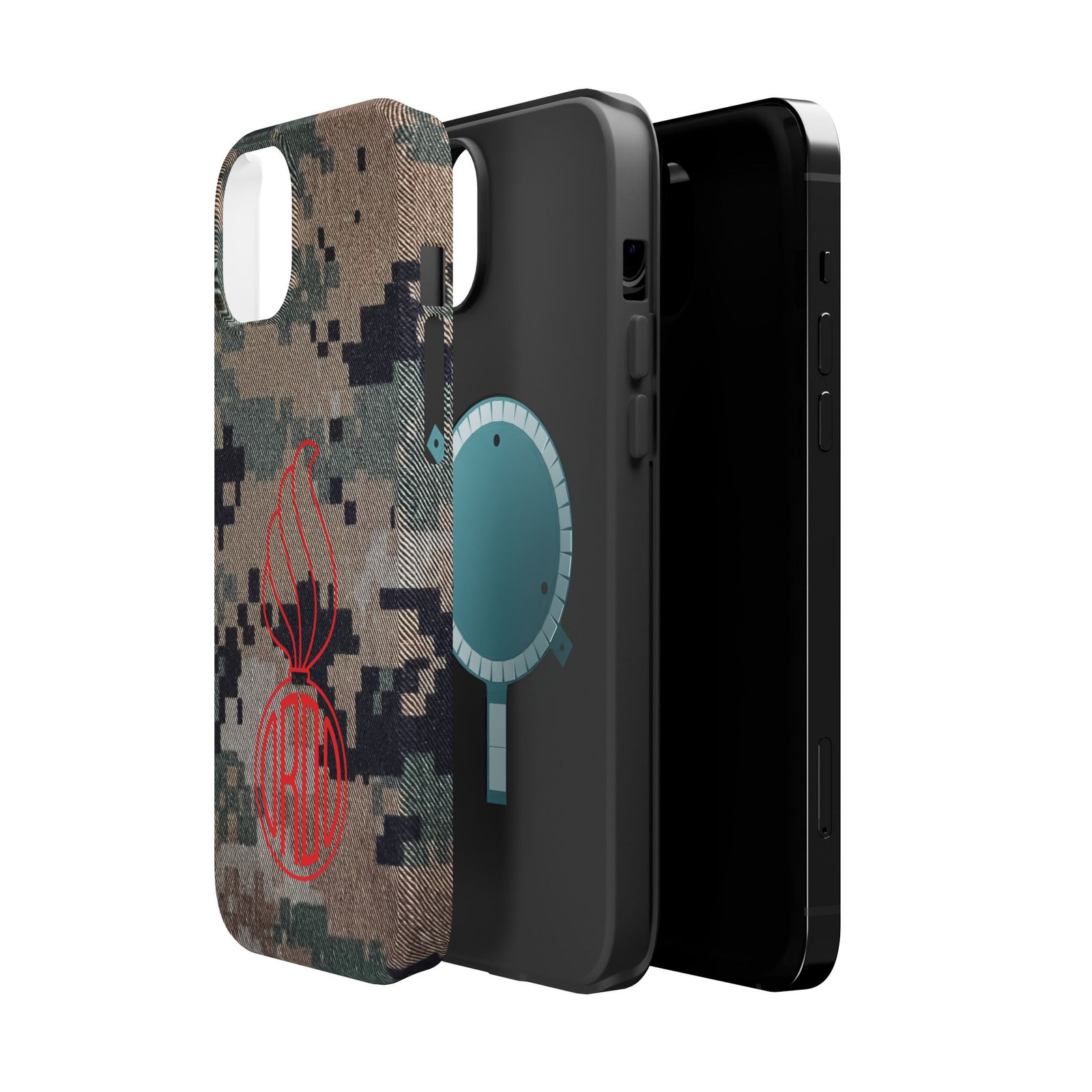 ORDO Officer, Magnetic Tough Case – Digital Camo Edition - Image 12