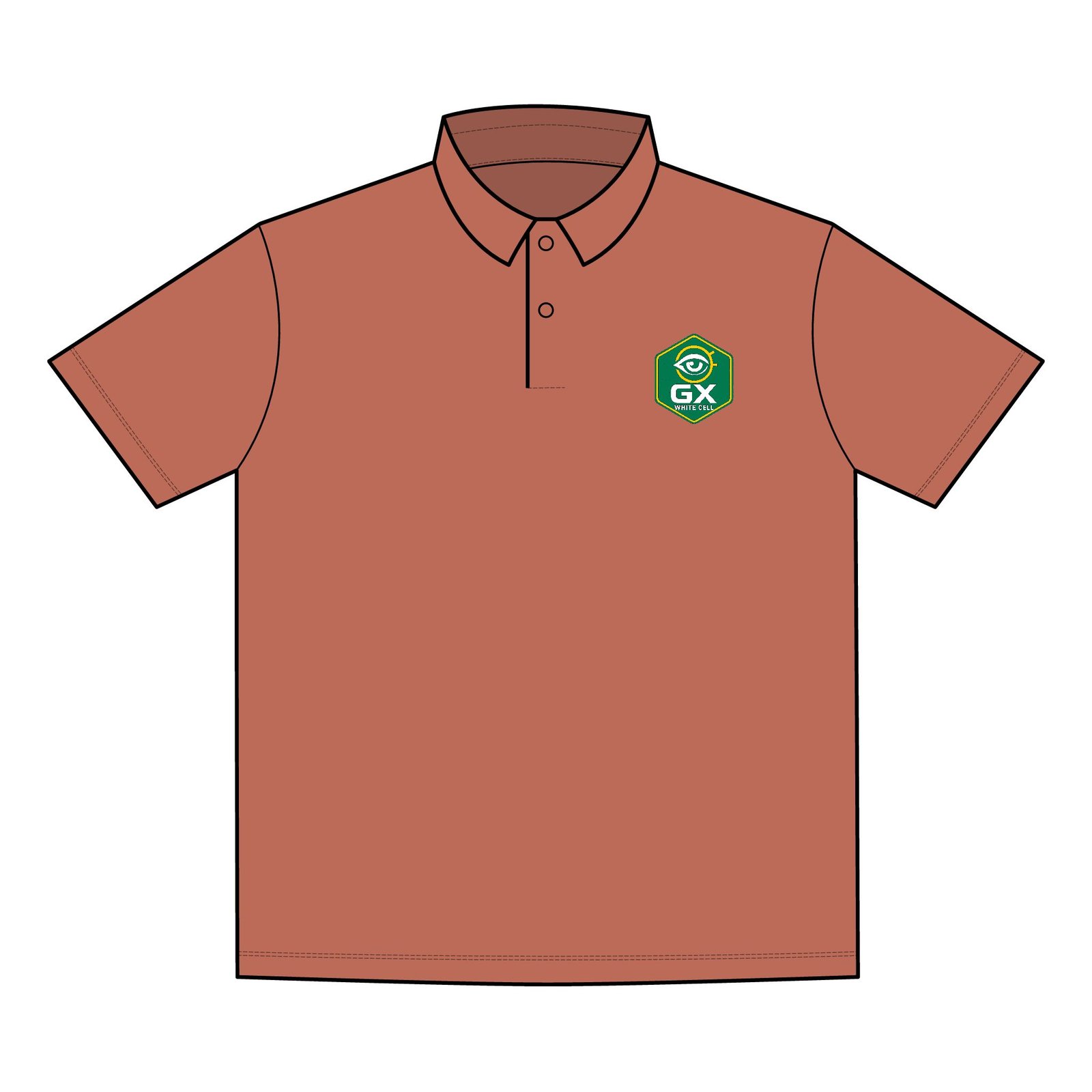 🧠GATOREX 25-2 “WHITE CELL” Polo