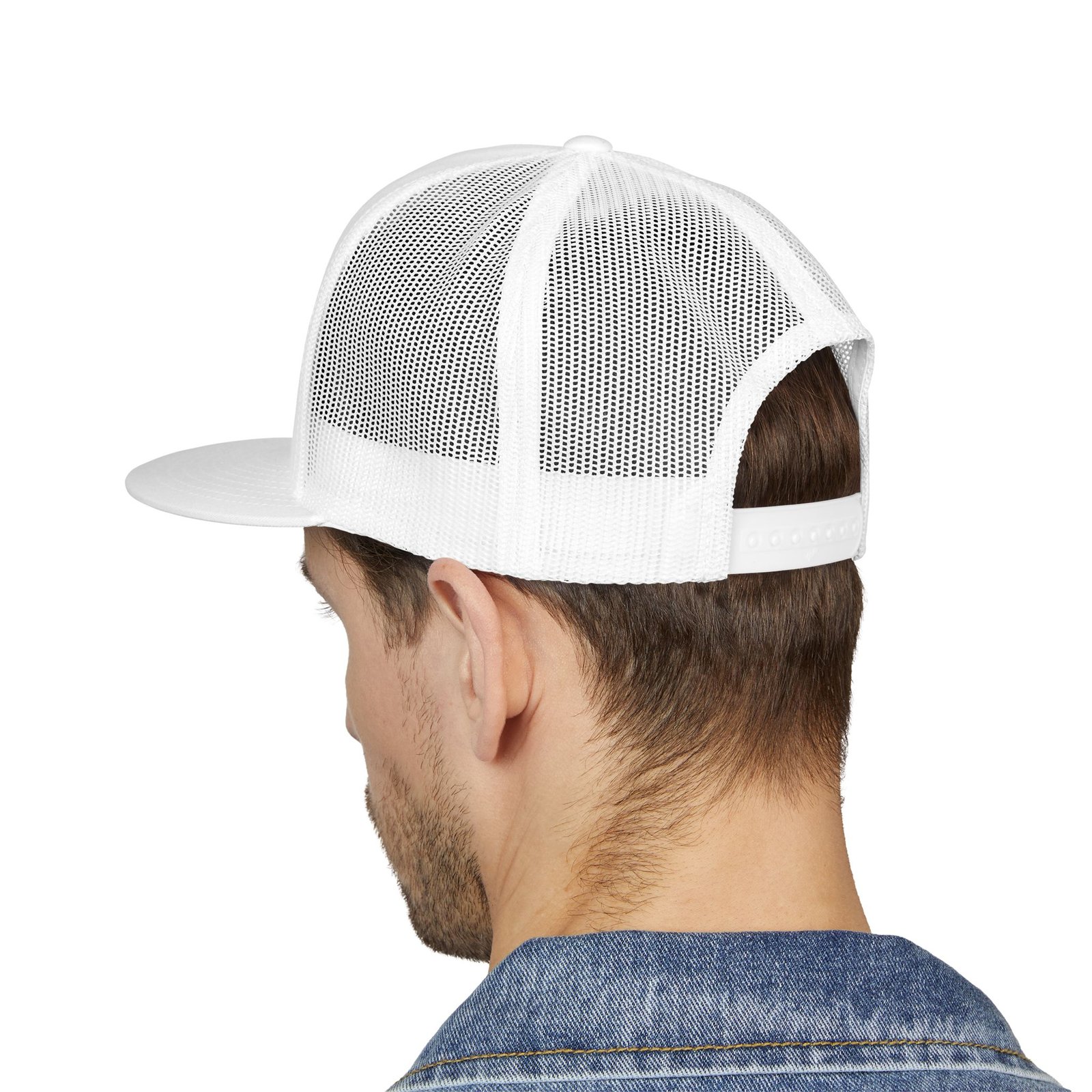 🧠GATOREX 25-2 “WHITE CELL” 5-Panel Trucker Cap - Image 6